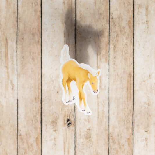 Sticker • Palomino Bucking Foal