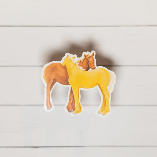 Sticker • Sorrel and Palomino Foals